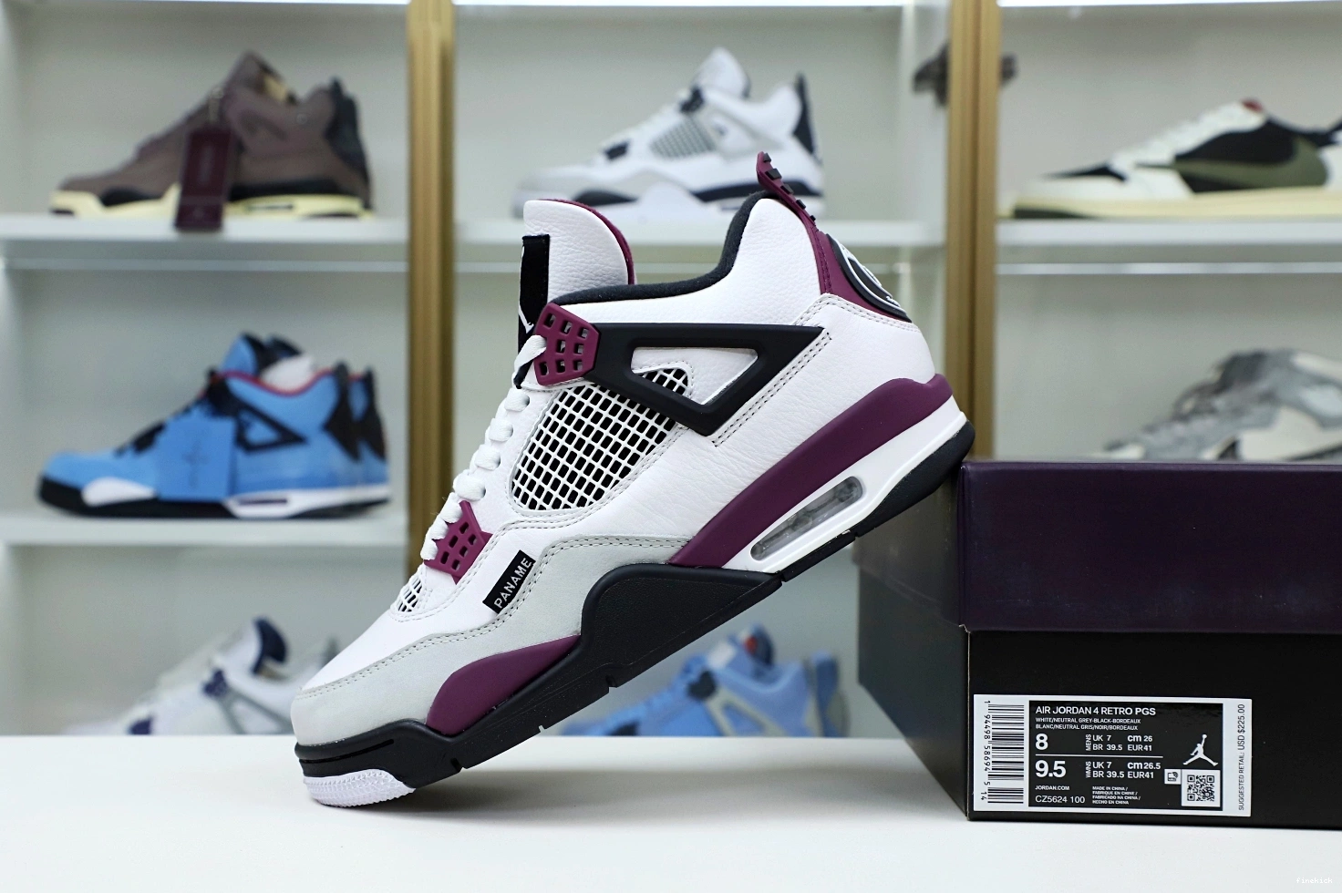 RETRO SAINT-GERMAIN 4 PARIS JORDAN 'BORDEAUX' AIR AIR X JORDAN 0307